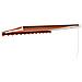 Tenda Retrattile Arancione Marrone 3,5x2,5m Tessuto E Alluminio - Foto miniatura 4