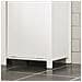 Mobile Colonna Bagno Mobile Alto Con Portabiancheria Apribile Mobile Bagno Mobile Bagno Stretto Bianco 45x35x171cm Bzr102-w - Foto miniatura 4
