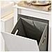 Mobile Colonna Bagno Mobile Alto Con Portabiancheria Apribile Mobile Bagno Mobile Bagno Stretto Bianco 45x35x171cm Bzr102-w - Foto miniatura 2