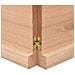 Piano Bagno Marrone 160x30x (2-4) cm Legno Massello Trattato - Foto miniatura 4