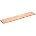 Piano Bagno Marrone 160x30x (2-4) cm Legno Massello Trattato - Foto miniatura 1