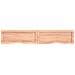 Piano Bagno Marrone 160x30x (2-4) cm Legno Massello Trattato - Foto miniatura 6