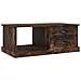 Tavolino Da Salotto Rovere Fumo 90x50x35 Cm Legno Multistrato - Foto miniatura 2