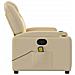 Poltrona Massaggiante Reclinabile Crema In Tessuto - Foto miniatura 6