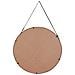 Specchio Da Parete Rotondo Ø 60 Cm Oro Autun - Foto miniatura 4