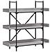 Libreria 3 Ripiani Grigio Sonoma 100x33x108,5 Legno Multistrato - Foto miniatura 2