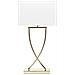 Lampada Da Tavolo Yasuni Metallo Bianco /oro - Foto miniatura 2