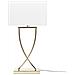 Lampada Da Tavolo Yasuni Metallo Bianco /oro - Foto miniatura 4