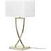 Lampada Da Tavolo Yasuni Metallo Bianco /oro - Foto miniatura 6