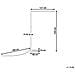 Lampada Da Terra Led Metallo Argento 194 Cm Sagitta - Foto miniatura 5