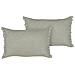 Set Di 2 Cuscini Sassafras Lino 30 X 45 Cm Grigio Chiaro Tinta Unita - Foto miniatura 6