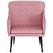 Poltrona Rosa 63x76x80 Cm Velluto - Foto miniatura 3