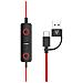 Cuffie Premium con microfono ENC con cancellazione del rumore, regolatore remoto, cuffie digitali, laptop, Chromebook, USB A /C PC - Foto miniatura 7