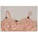 Lingerie Canotta Con Rose Di Pizzo In Raso Rosa - It46-xl - Foto miniatura 5