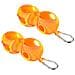 Pinza Per Palline Da Golf, Confezione Da 2 - Silicone Giallo - Foto miniatura 1