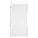 Mobile TV a Parete con Luci LED Bianco 58,5x30x60,5 cm - Foto miniatura 5