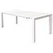 Bruno - Tavolo Con Struttura In Alluminio Verniciato Bianco O Antracite - Foto miniatura 2