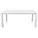 Bruno - Tavolo Con Struttura In Alluminio Verniciato Bianco O Antracite - Foto miniatura 6