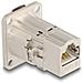 Connettore integrato RJ45 Tipo-D Cat. 6A STP in metallo - Foto miniatura 1