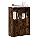 Libreria Rovere Fumo 60x24x85 Cm In Truciolato - Foto miniatura 1