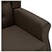 Poltrona Con Poggiapiedi Marrone In Tessuto - Foto miniatura 5