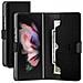 Custodia Per Galaxy Z Fold 3 Folio Con Magnete E Supporto Per Biglietti, Nero - Foto miniatura 2