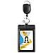 Porta Badge Con Blocco Rfid E Bobina Retrattile   Modello 2 - Foto miniatura 1