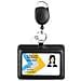 Porta Badge Con Blocco Rfid E Bobina Retrattile   Modello 2 - Foto miniatura 2