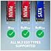 ADM2-AM USB-A 10Gbps - M. 2 NVMe & SATA SSD adaptér, kabelis USB-A 10cm Box esterno SSD Nero - Foto miniatura 5