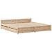 Letto senza Materasso 160x200 cm in Legno Massello di Pino - Foto miniatura 3
