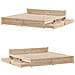 Letto senza Materasso 160x200 cm in Legno Massello di Pino - Foto miniatura 9