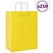Sacchetti di Carta 250 pz con Manici Gialli 32x17x44 cm - Foto miniatura 1