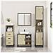 Set Mobili da Bagno 3 pz Rovere Sonoma in Legno Multistrato - Foto miniatura 3