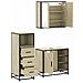 Set Mobili da Bagno 3 pz Rovere Sonoma in Legno Multistrato - Foto miniatura 6