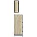 Set Mobili da Bagno 3 pz Rovere Sonoma in Legno Multistrato - Foto miniatura 7