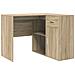 Scrivania Angolare Rovere di Sonoma 102x88x75 cm Legno Ingegnerizzato - Foto miniatura 1