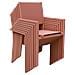 Veneziaset Di Mobili Da Giardino Allungabili 90/180 In Textilene Terracotta 8 Posti - Terracotta Alluminio - Foto miniatura 8
