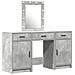 Tavolo da Trucco con cassetto 3 pcs Grigio 50 x 41 x 135 cm - Foto miniatura 1