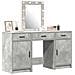 Tavolo da Trucco con cassetto 3 pcs Grigio 50 x 41 x 135 cm - Foto miniatura 3