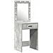 Tavolo da Trucco con cassetto 3 pcs Grigio 50 x 41 x 135 cm - Foto miniatura 6