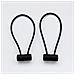 Fermagli Magnetici Per Tende, Supporti Senza Trapano, Corde Decorative (set Da 2) Black - Foto miniatura 1