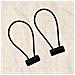 Fermagli Magnetici Per Tende, Supporti Senza Trapano, Corde Decorative (set Da 2) Black - Foto miniatura 2