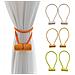 Fermagli Magnetici Per Tende, Supporti Senza Trapano, Corde Decorative (set Da 2) Black - Foto miniatura 3