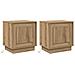 Armadio da Notte con 2 pcs rovere artigianale 44 x 34.5 x 45 cm - Foto miniatura 1