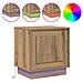 Armadio da Notte con 2 pcs rovere artigianale 44 x 34.5 x 45 cm - Foto miniatura 4
