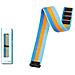 Cinturino Sport Loop In Nylon Da 22 Mm Compatibile Con Garmin Fenix 8/7/6 Pro / 7 Pro - Traspirante E Regolabile Blue+orange - Foto miniatura 1