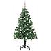 Albero di Natale con 150 LED con supporto Verde 150 cm PVC - Foto miniatura 3