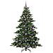 Albero di Natale Artificiale con Rami Pieghevoli Verde 180 cm - Foto miniatura 4