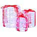 Decorazione Scatola Regalo 3 pcs Bianco freddo 20 x 20 x 21 cm - Foto miniatura 1