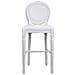 Sgabello In Legno Bianco 52x46x116h - Foto miniatura 2